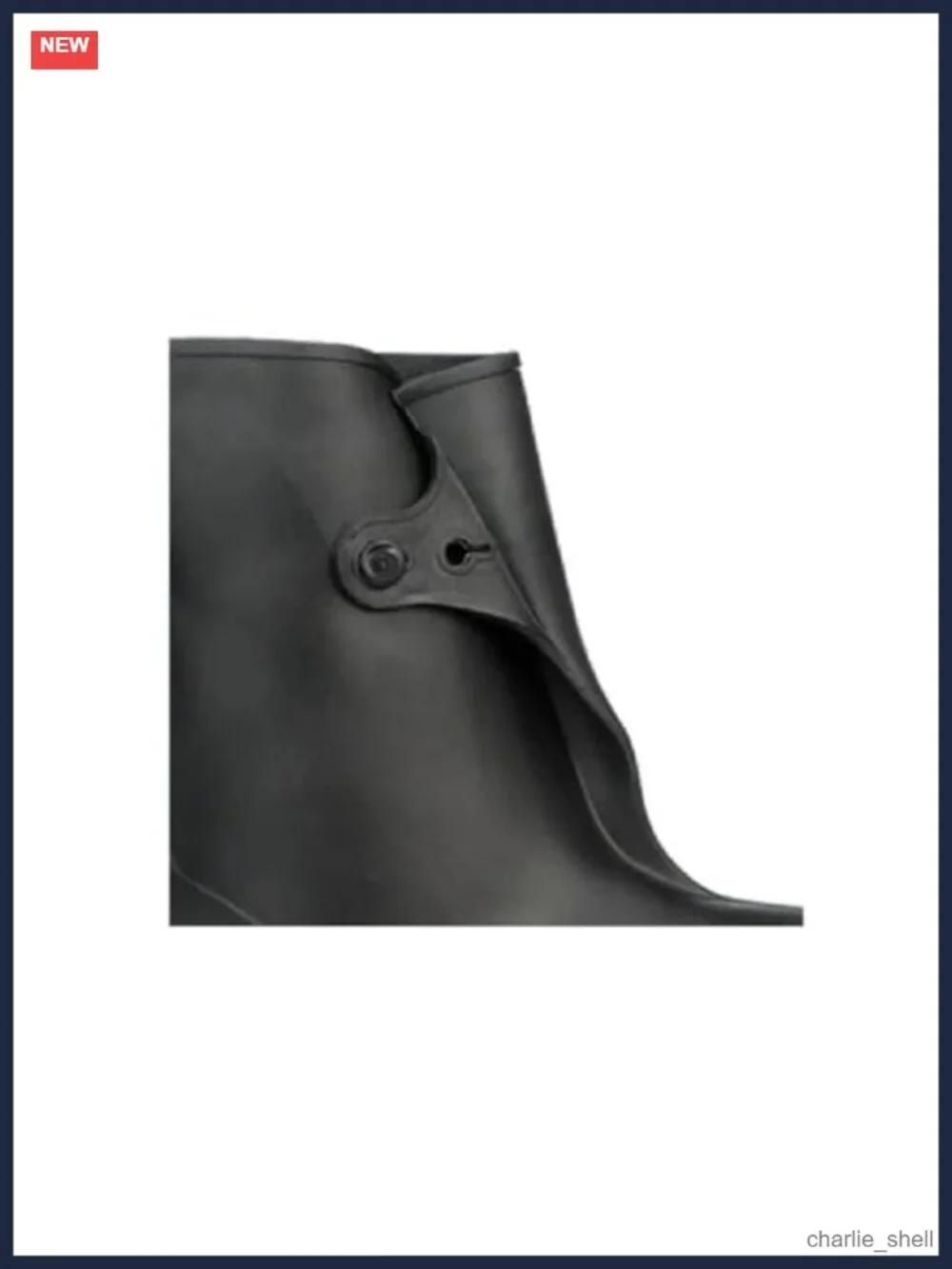 Workbrutes Rubber Overshoe Waterproof Slip-On Shoe Cover Durable Low-Profile